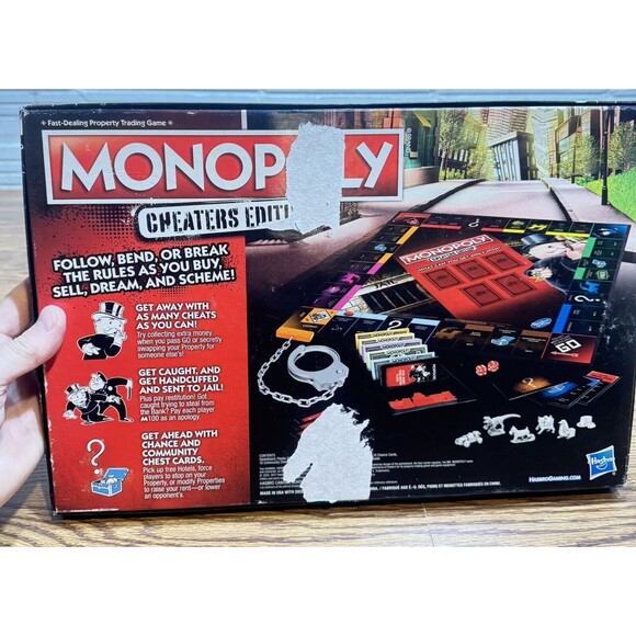 Monopoly Game: Cheaters Edition Board Game Ages 8 and Up - Picture 10 of 10